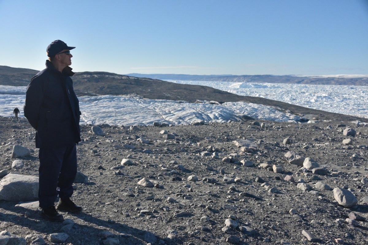 ADM Zukunft, USCG surveying Jacobshavn Glacier