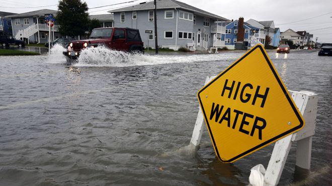 flooded streets early sign of rising sea level