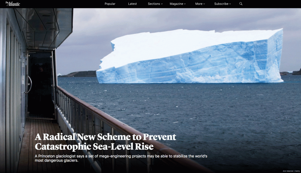 Atlantic Magazine sea level rise