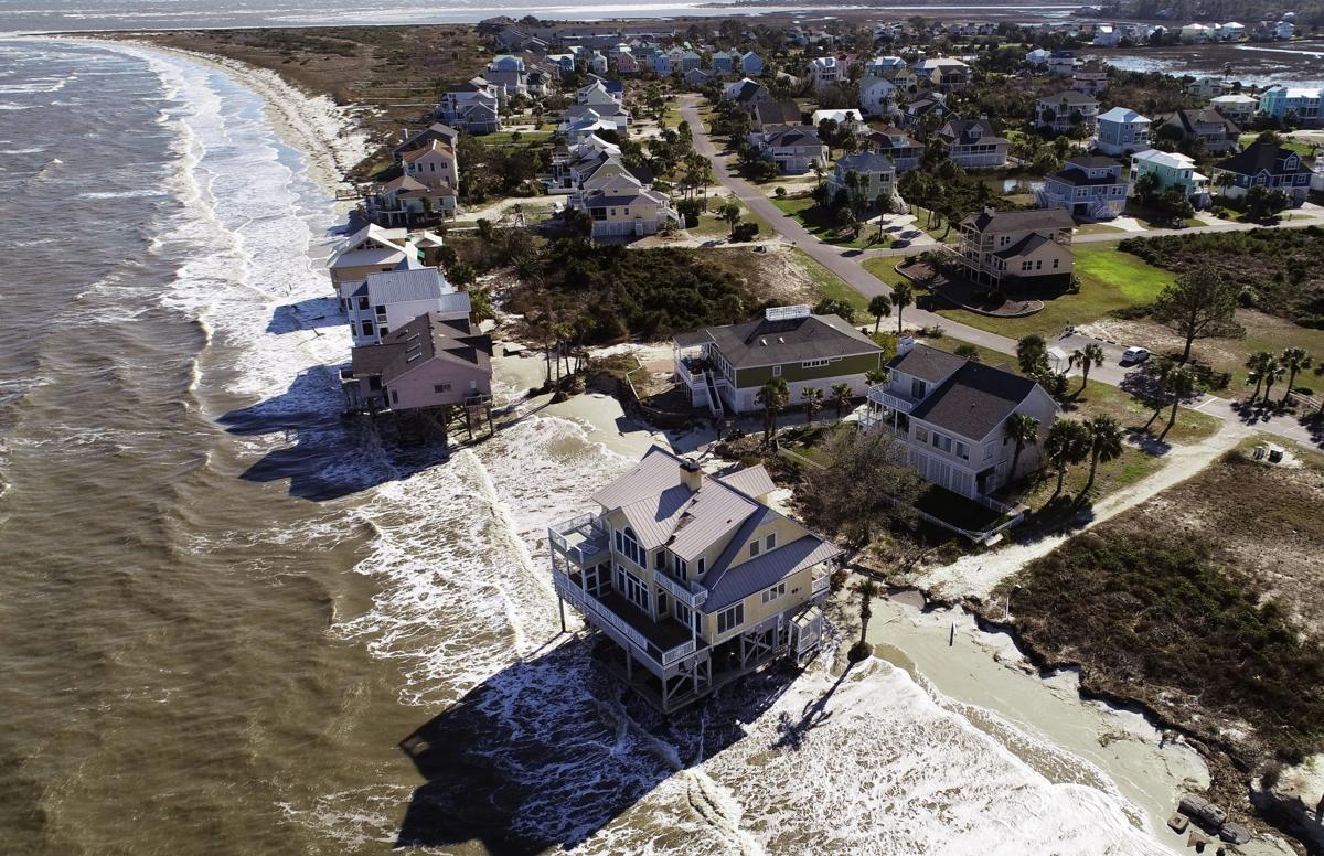 As SC island homes fall into ocean, owners behind them wonder if they