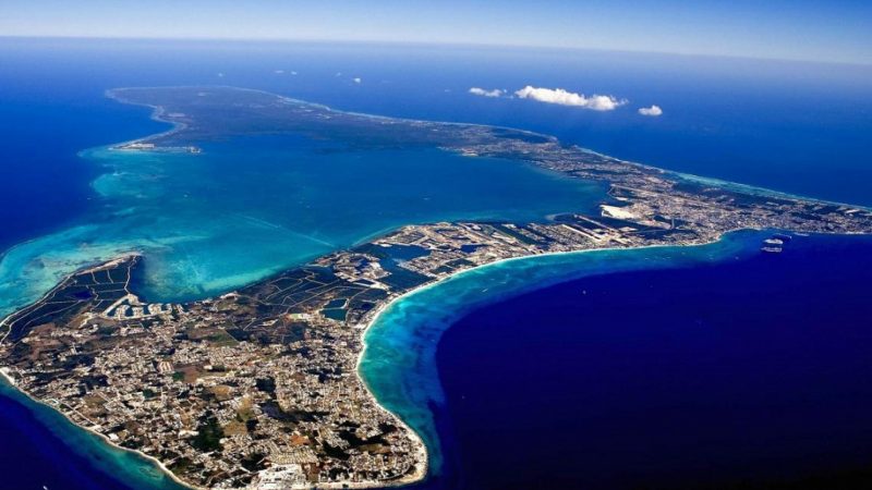 Grand Cayman Island aerial - John Englander - Sea Level Rise Expert