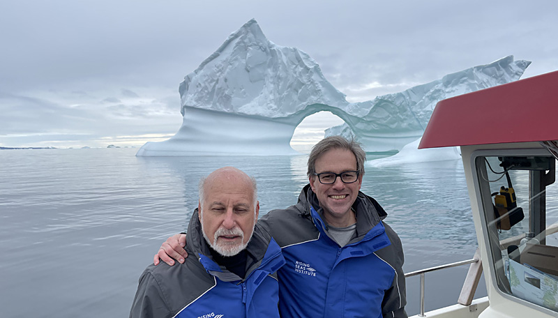 John Englander and Bret Stephens on Greenland Fact-Finding Expedition August 2022